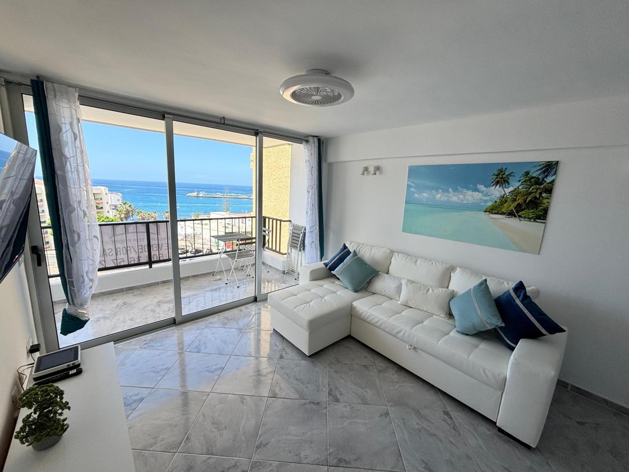 Luxury Ocean View Apartment 6Th Floor Лос Кристианос Экстерьер фото